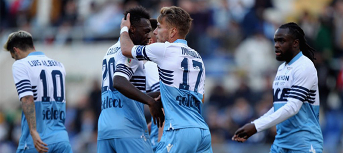 Lazio golea 5-1 en Verona con triplete de Immobile