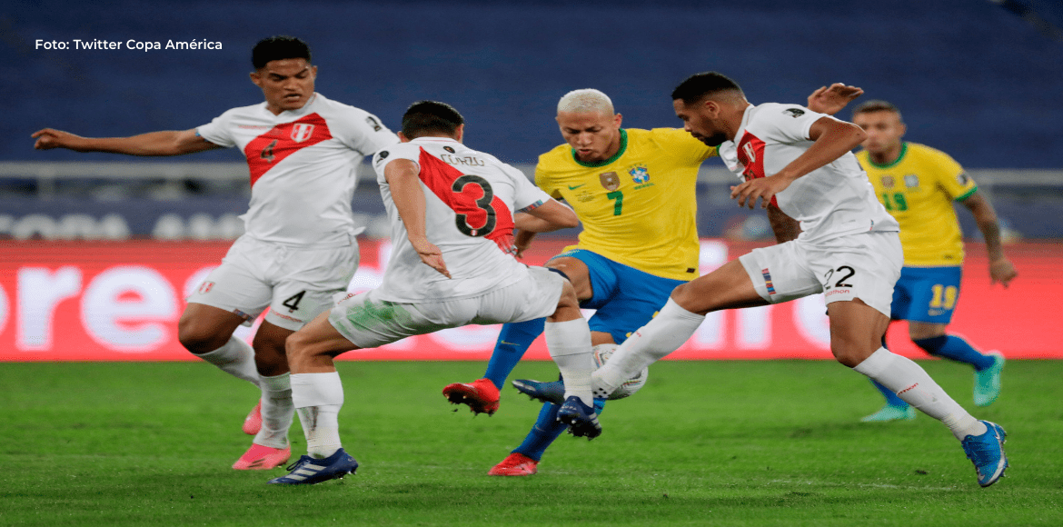 Brasil se mete a la final de la Copa América tras vencer a Perú por la mínima