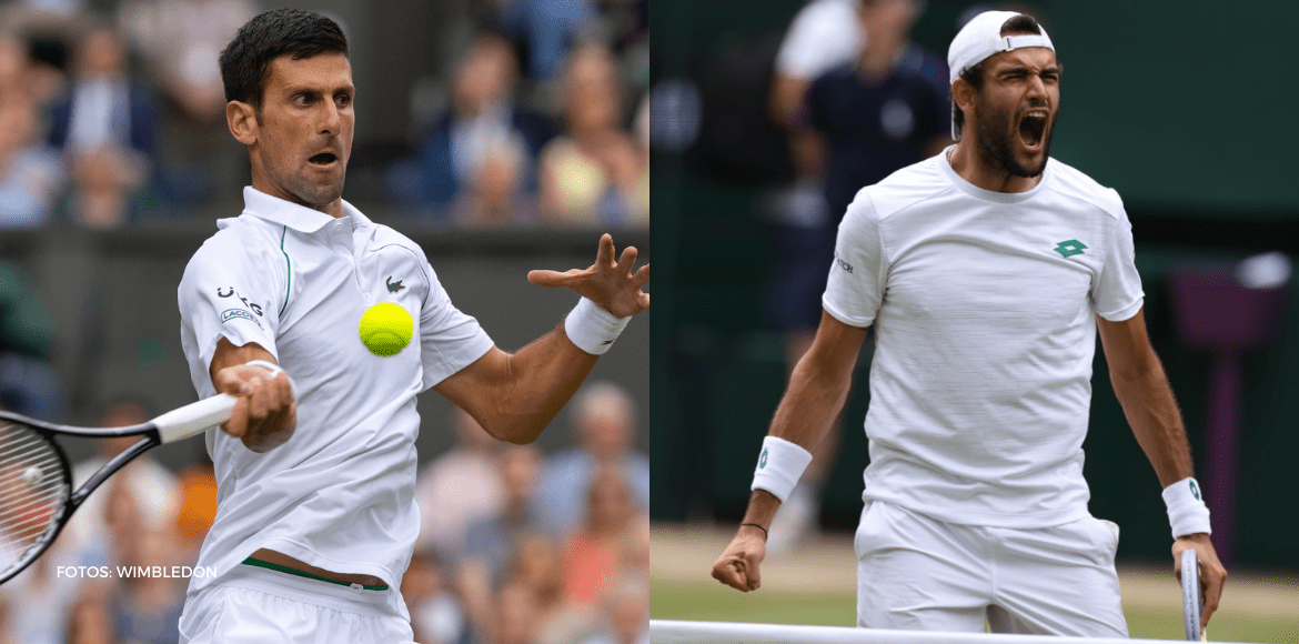 El campeón de Wimbledon será Djokovic o Berrettini