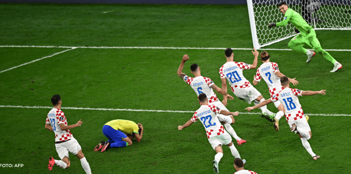 Croacia firma otra presentación de oro en la Copa del Mundo y elimina a Brasil en penales
