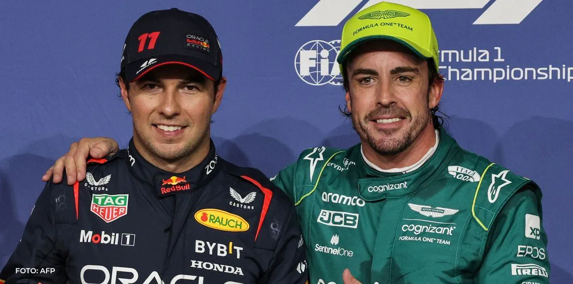 Checo Pérez y Alonso desde primera línea en Arabia Saudita, Verstappen retrasado