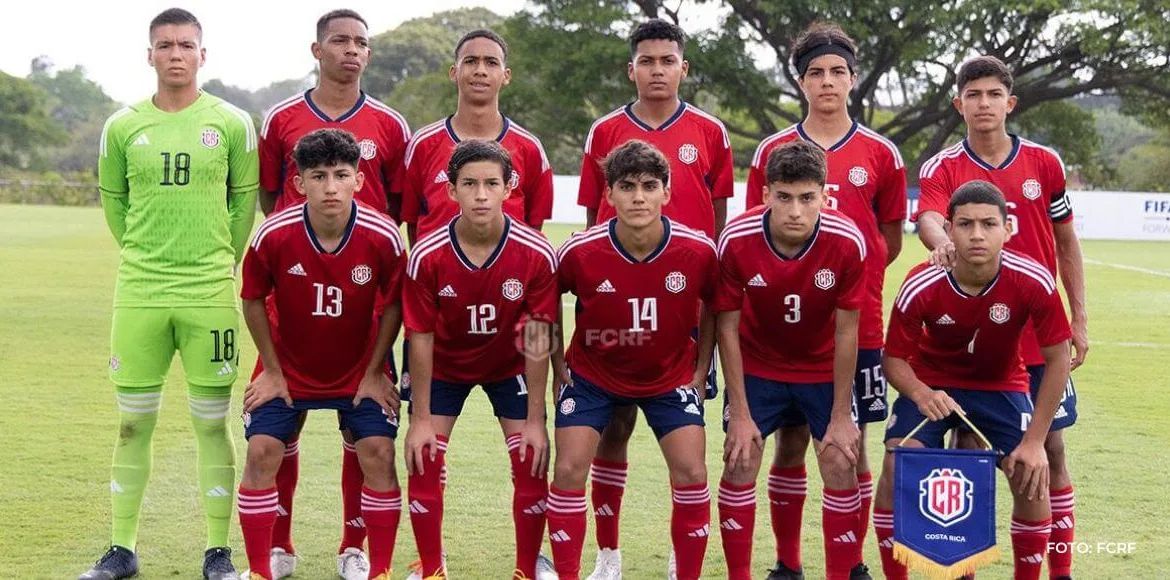 Sele Sub-15 debutó con empate ante Puerto Rico en inicio del Torneo Uncaf