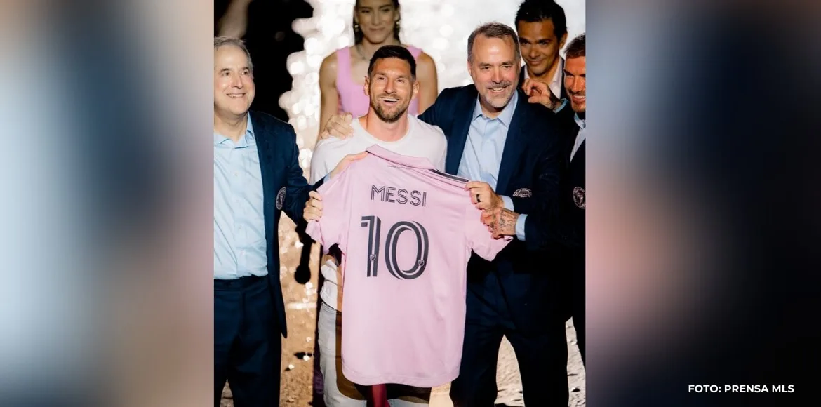 Messi ya viste los colores del Inter Miami